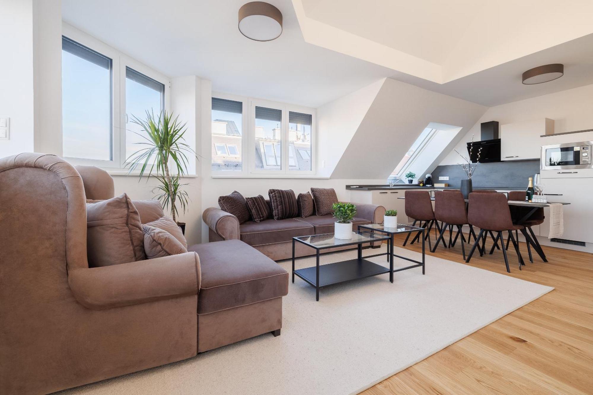 Symphony Apartments 40 - Modern Loft With Terrace And Grill In Central Location Wien Exteriör bild